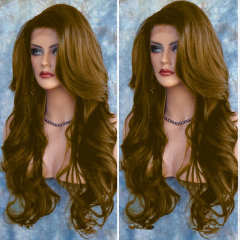 Perruque de cheveux longs et bouclés